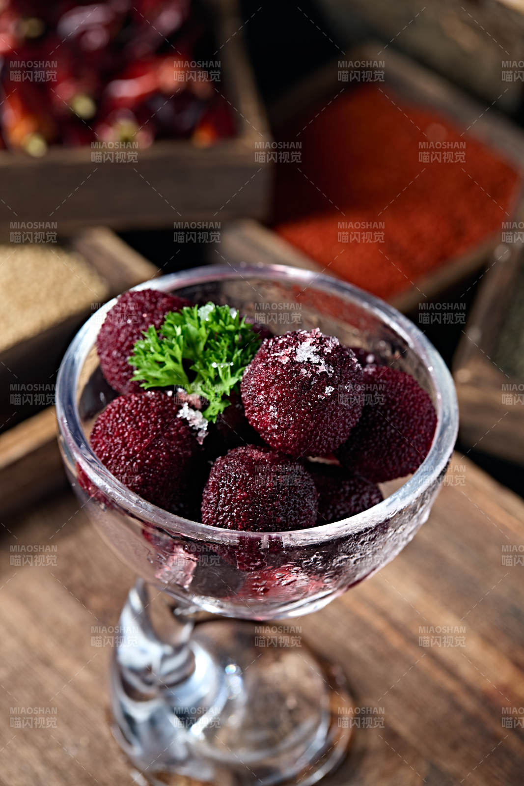 甜品水果糖水腌渍杨梅果图片