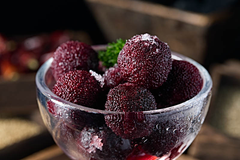 甜品水果糖水腌渍杨梅果图片