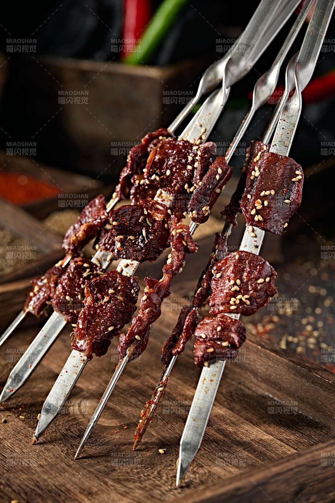 锦州特色烧烤风干大油边图片