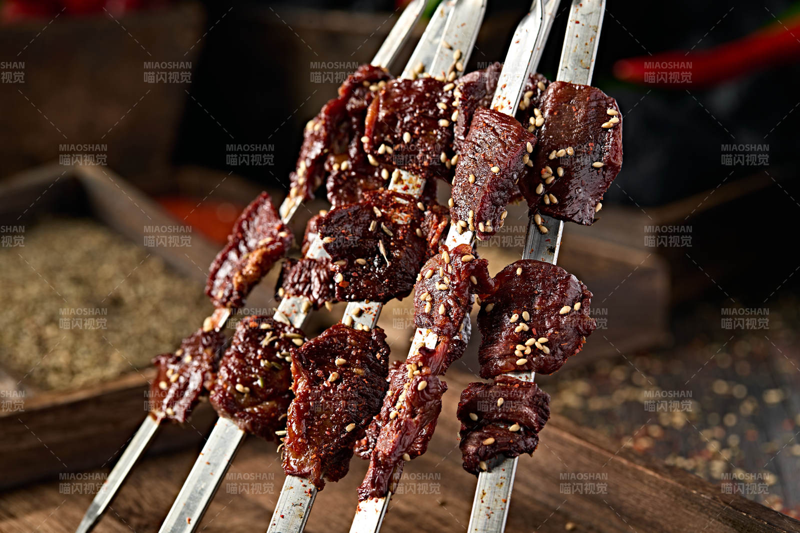 锦州特色烧烤风干大油边图片
