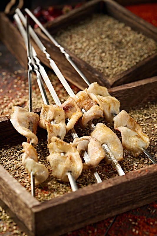 锦州特色烧烤炭烤月牙骨图片