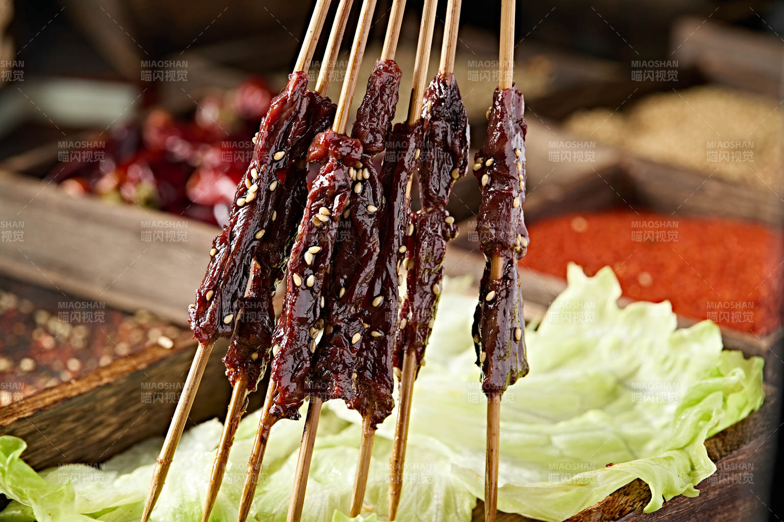 锦州特色烧烤炭烤风干串图片