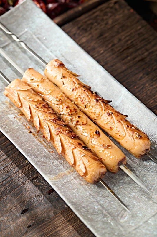 美味炭烤风味火腿肠图片