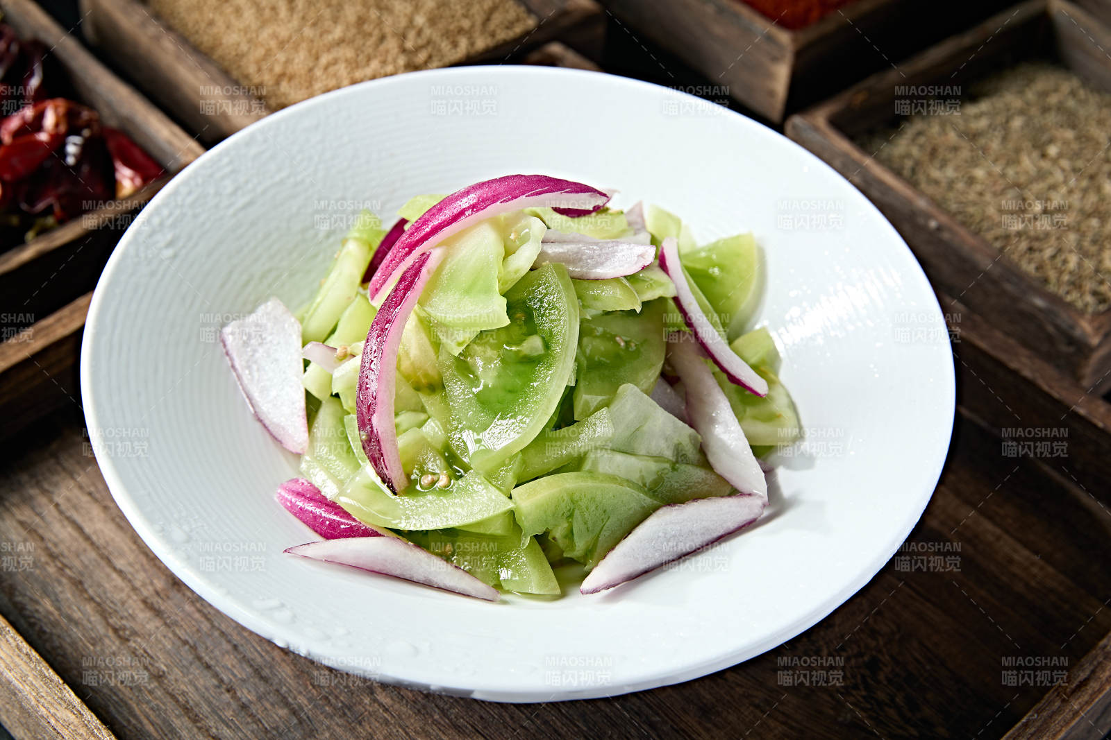 洋葱丝巧拌轻洋柿子图片