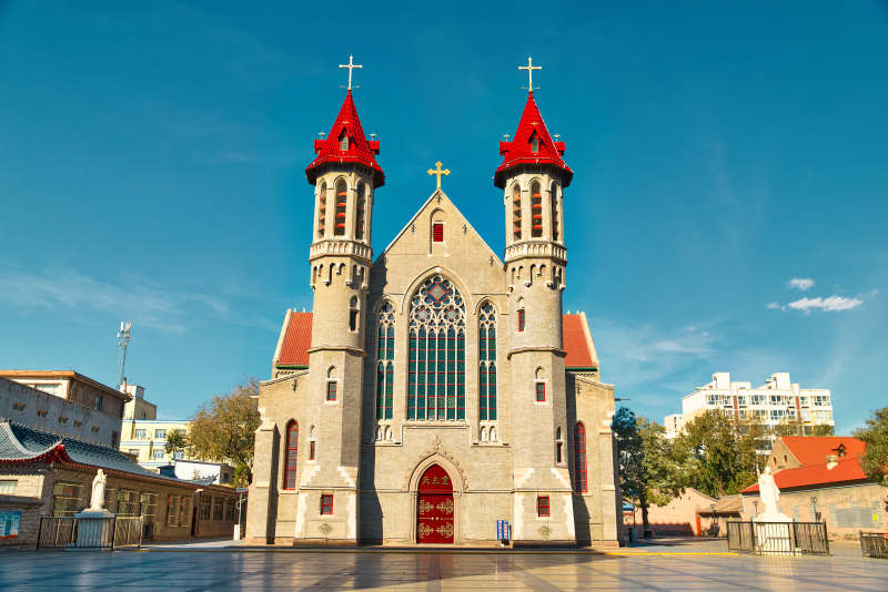 全国文保河北省张家口市宣化区宣化天主堂图片