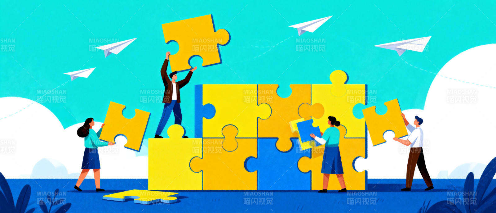拼图合作 共筑未来图片