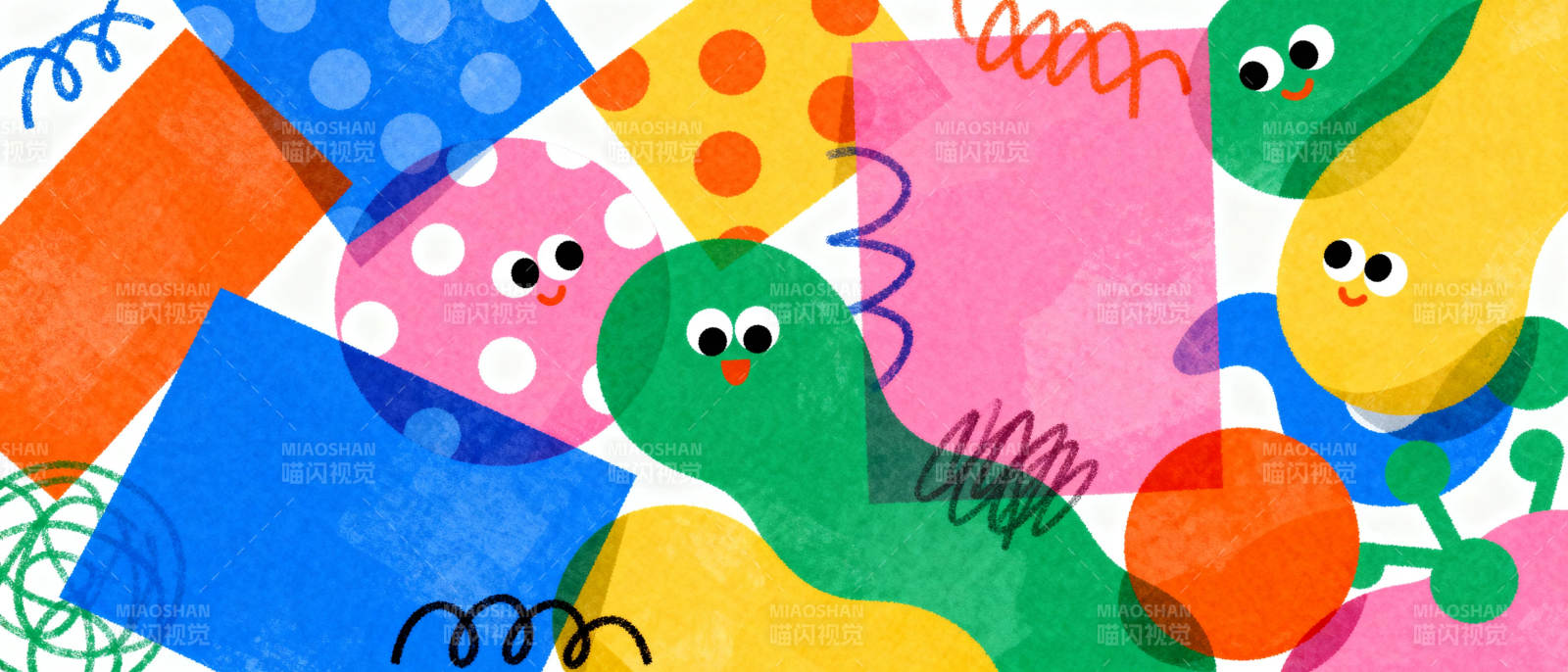 彩色小怪兽乐园图片