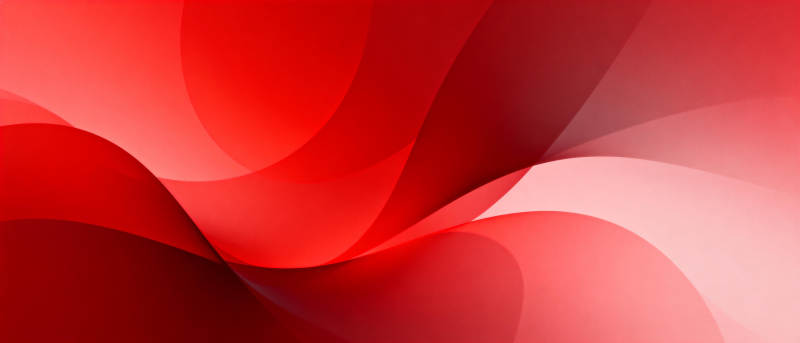 红色波浪抽象艺术图片