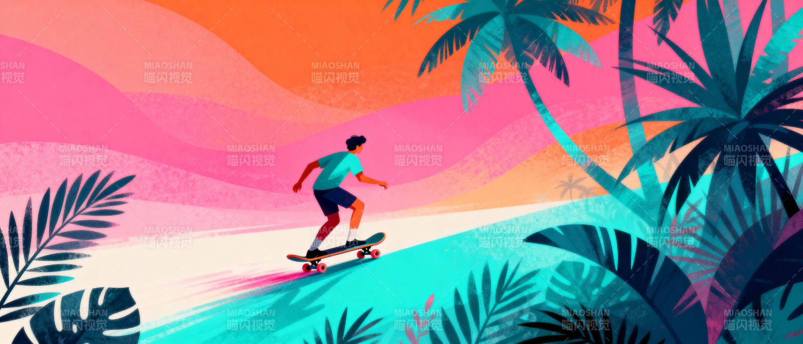 热带滑板之旅图片