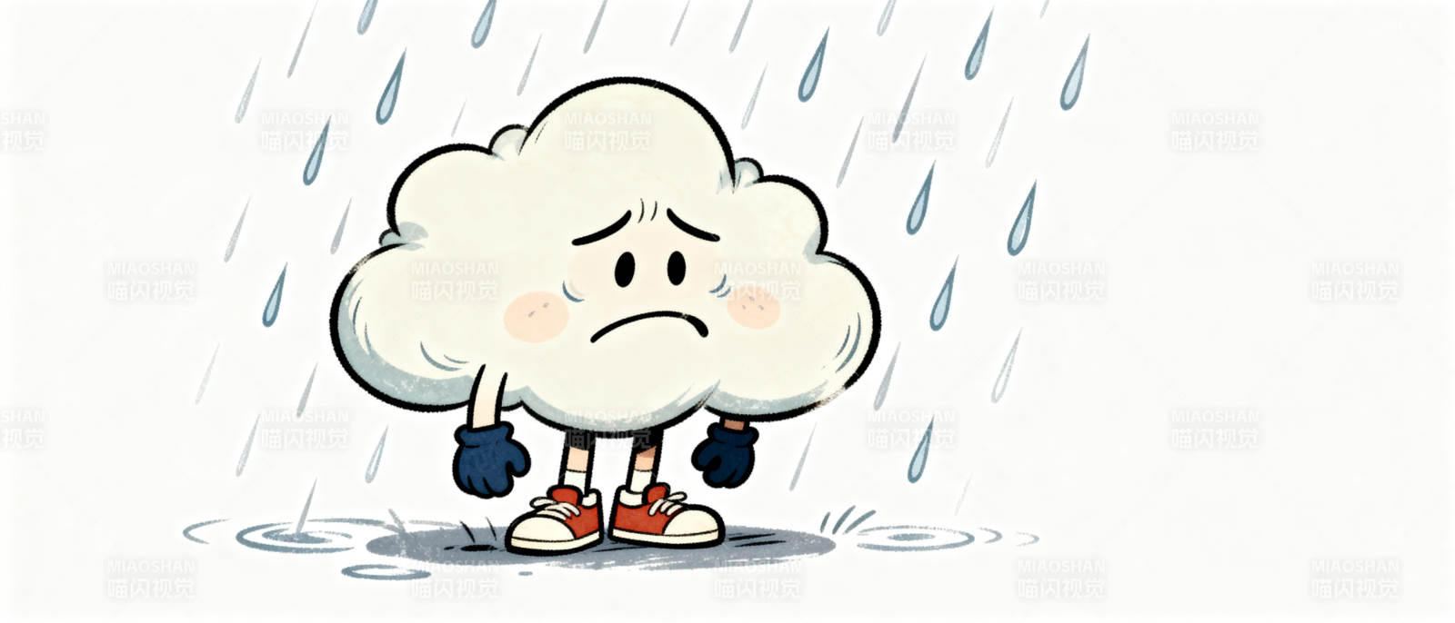 下雨天的云朵图片