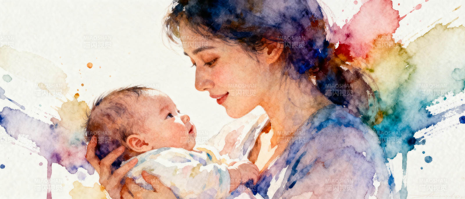 母爱如水 温柔相伴图片