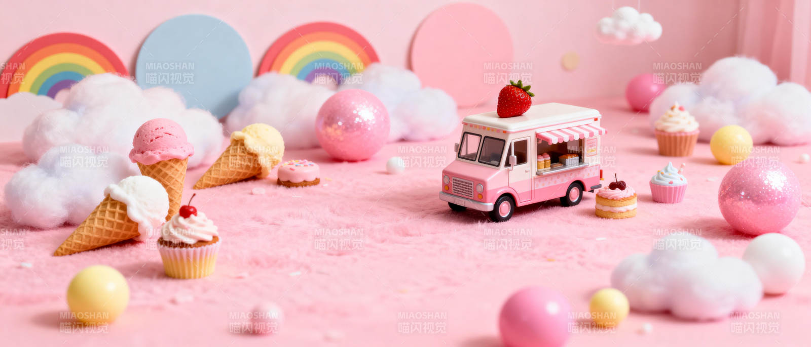 梦幻冰淇淋世界图片