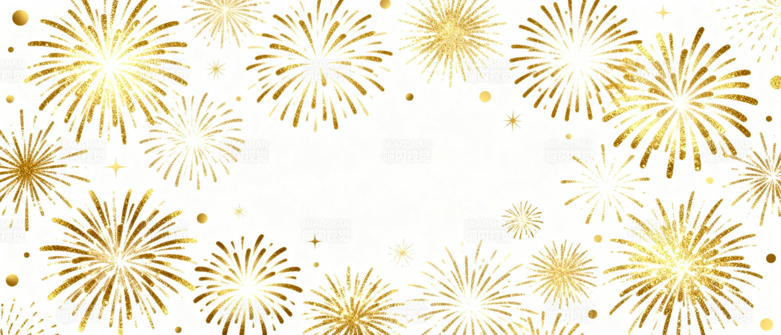 金色烟花绽放图片