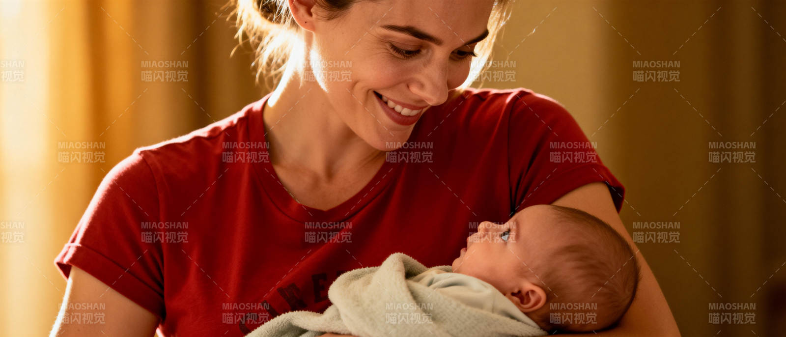 母爱温馨时刻图片