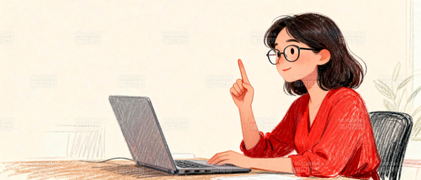 专注工作 灵感闪现图片