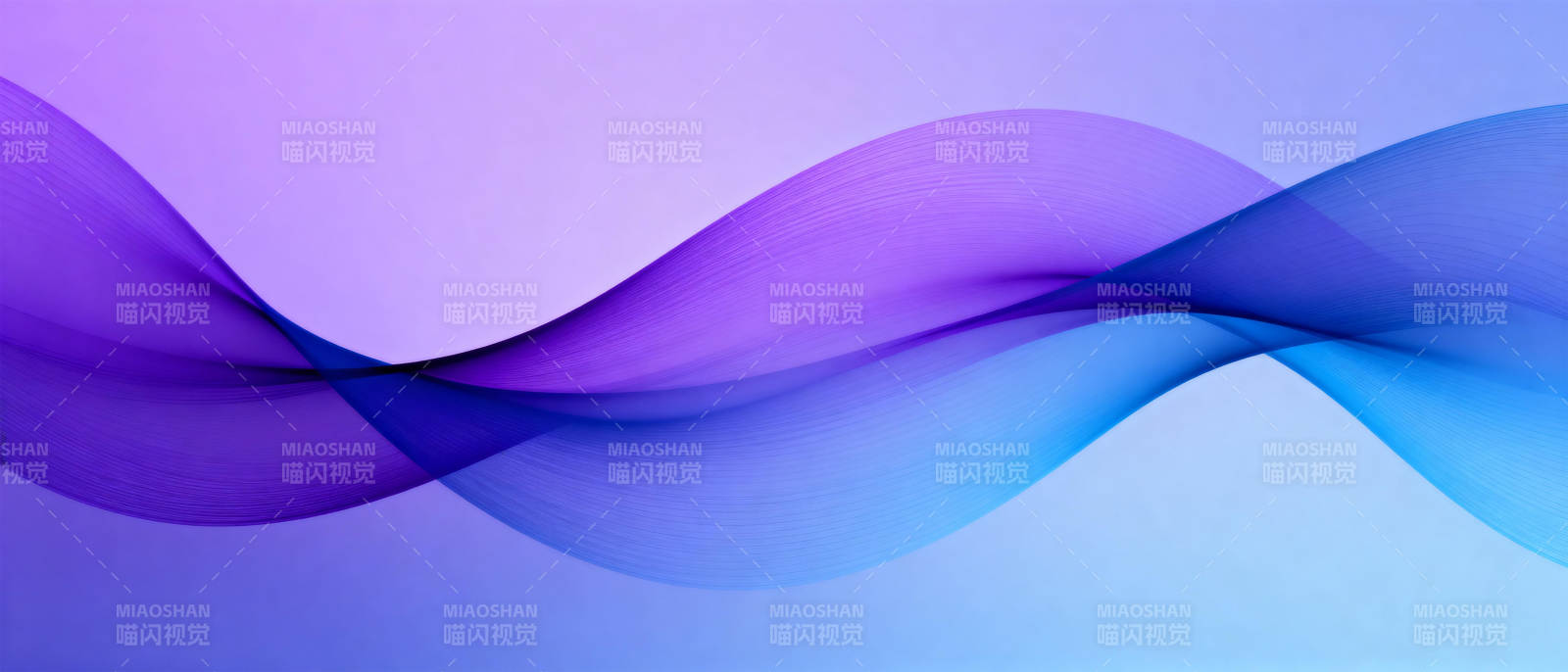 紫蓝波浪渐变图片