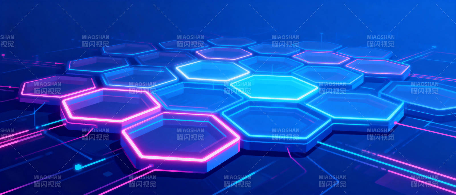 霓虹六边科技网图片