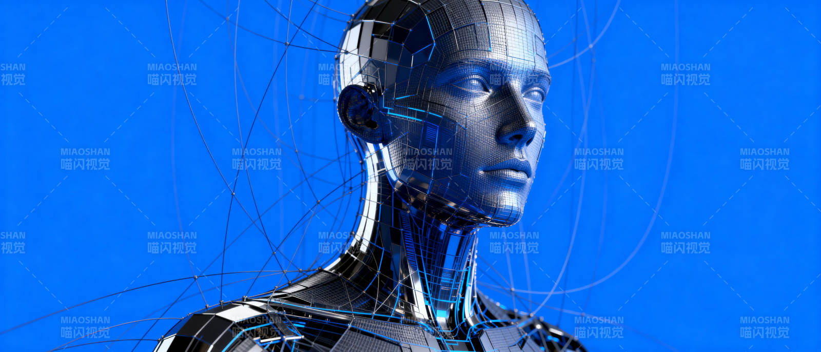 未来机器人肖像图片