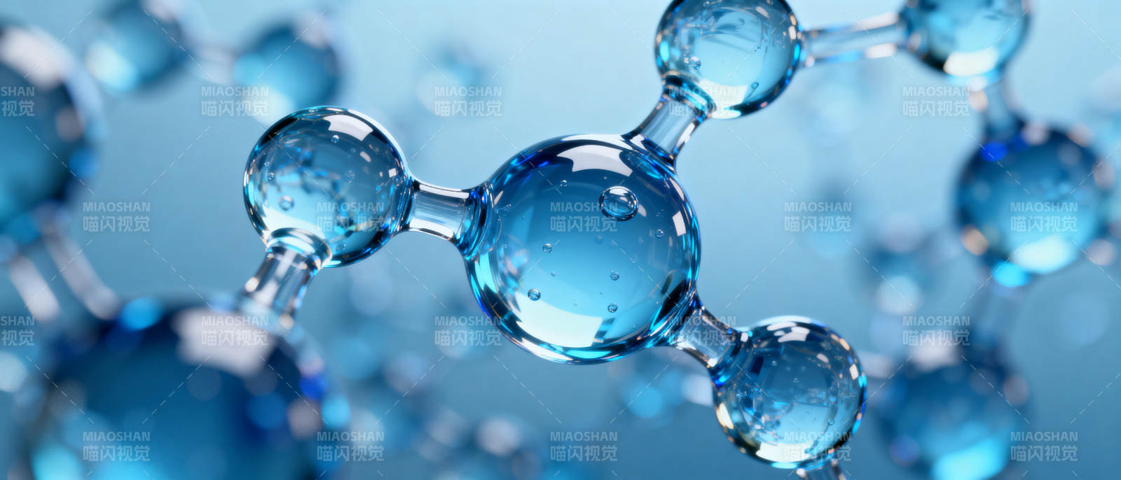 水分子结构图图片