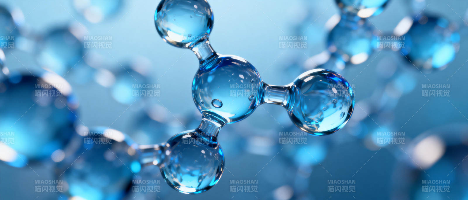 水分子结构图图片