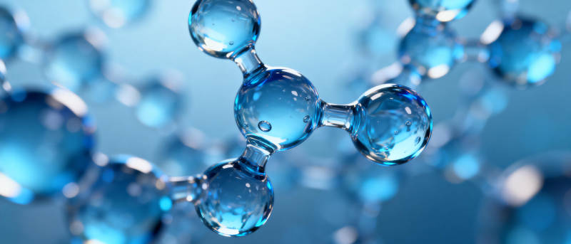 水分子结构图图片