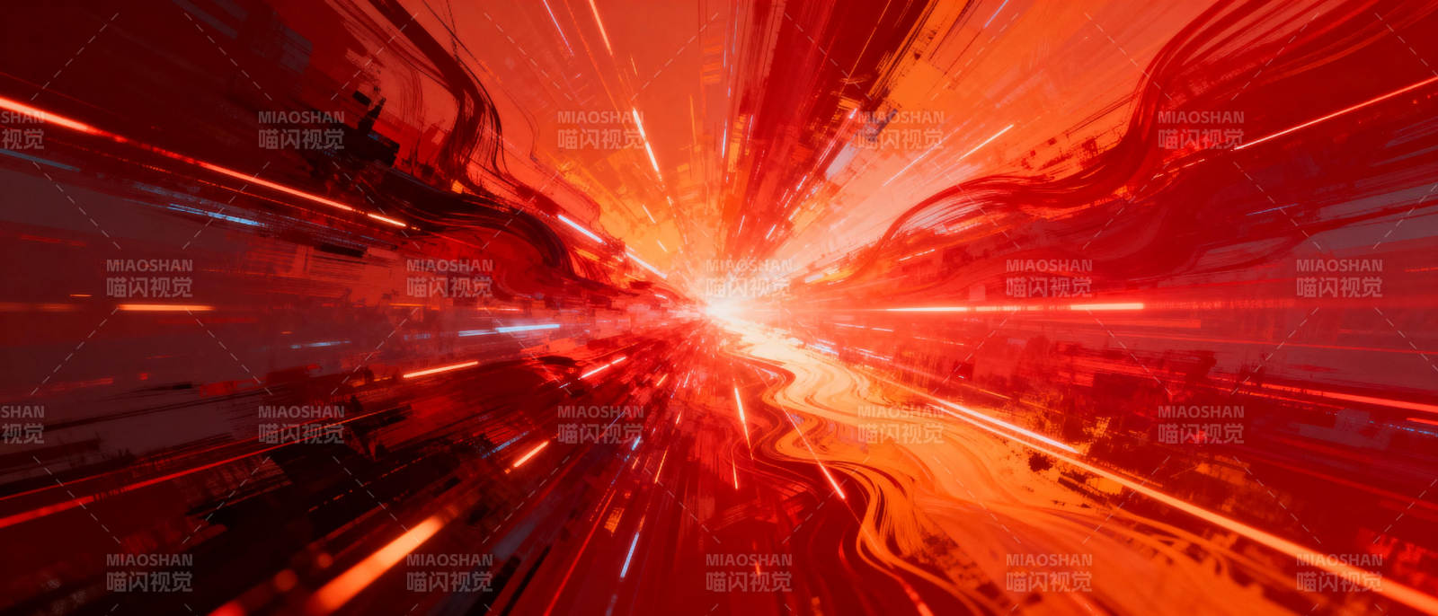红色光速穿梭图片