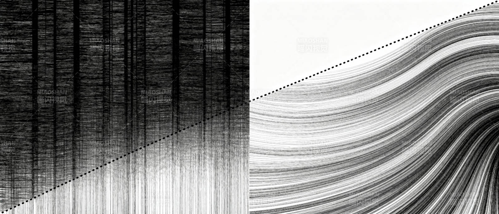 黑白线条艺术图片