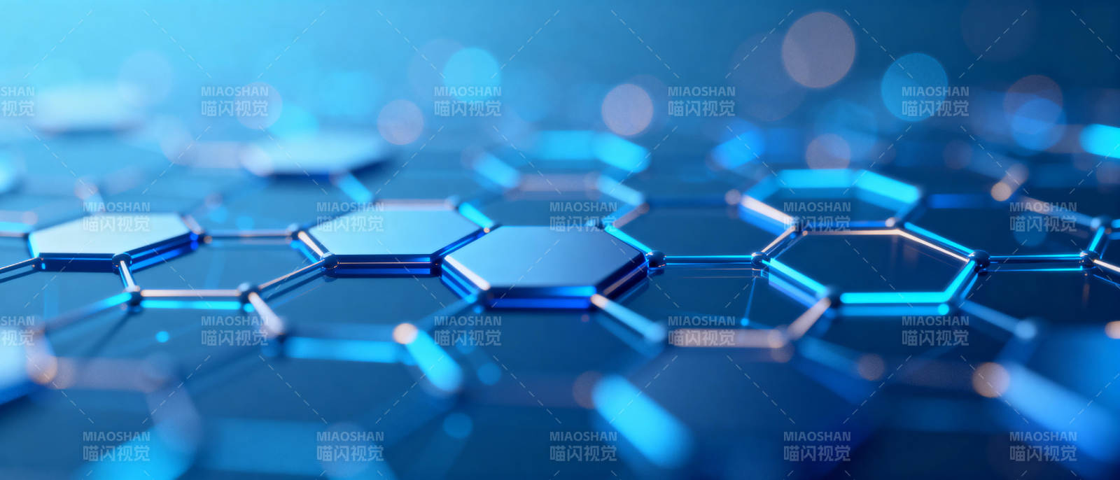 科技蓝网结构图片