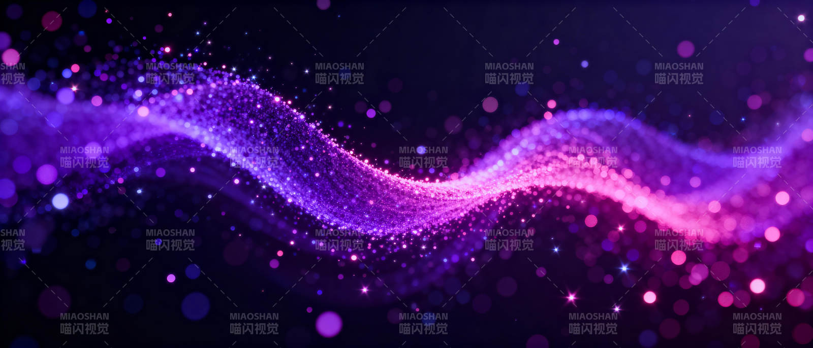 紫光波纹闪烁图片