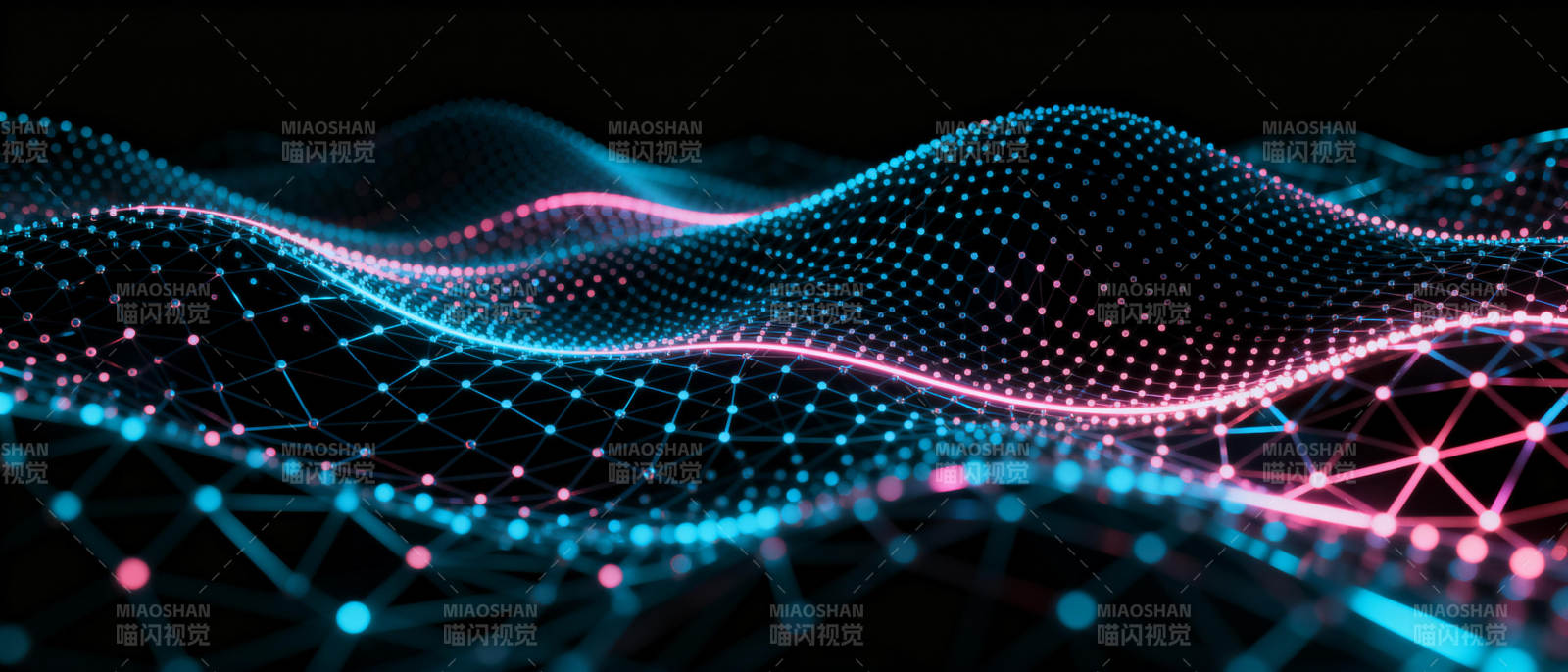 炫彩波浪网络图片