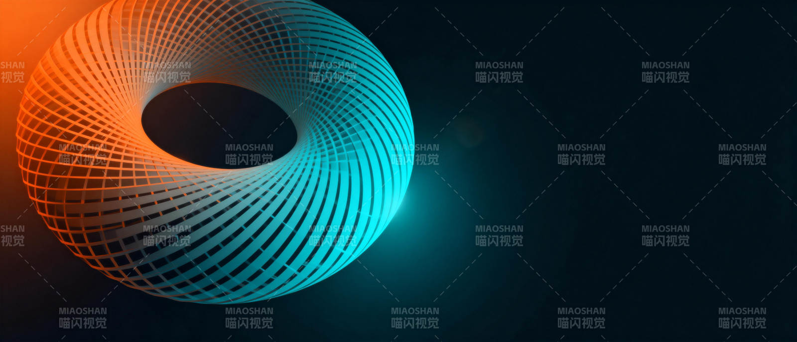 炫彩环形光效图片