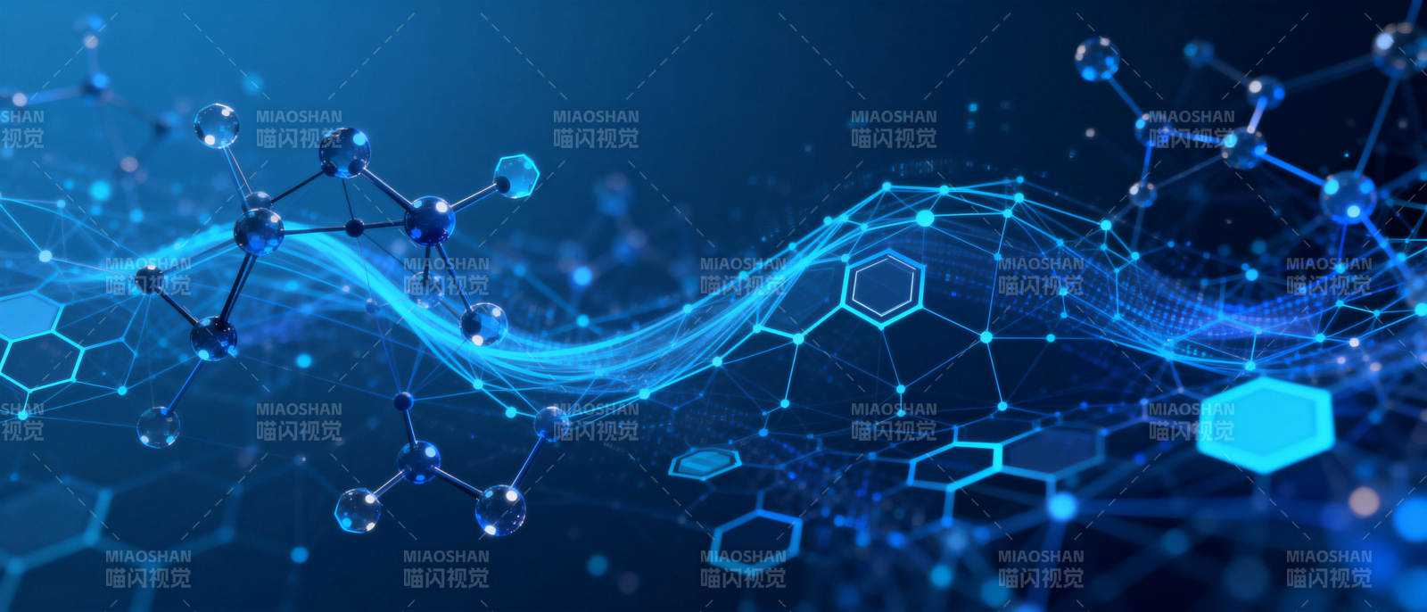 科技分子网络图片