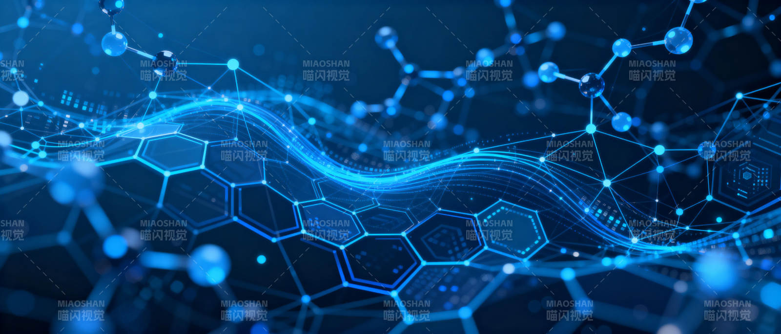 科技蓝波网络图片