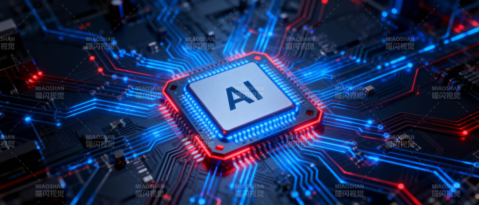 AI芯片科技感图片