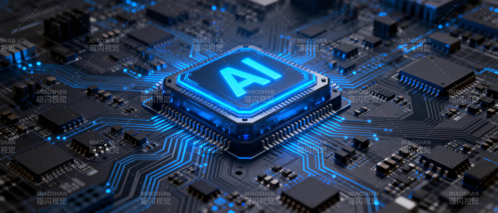 AI芯片科技感图片