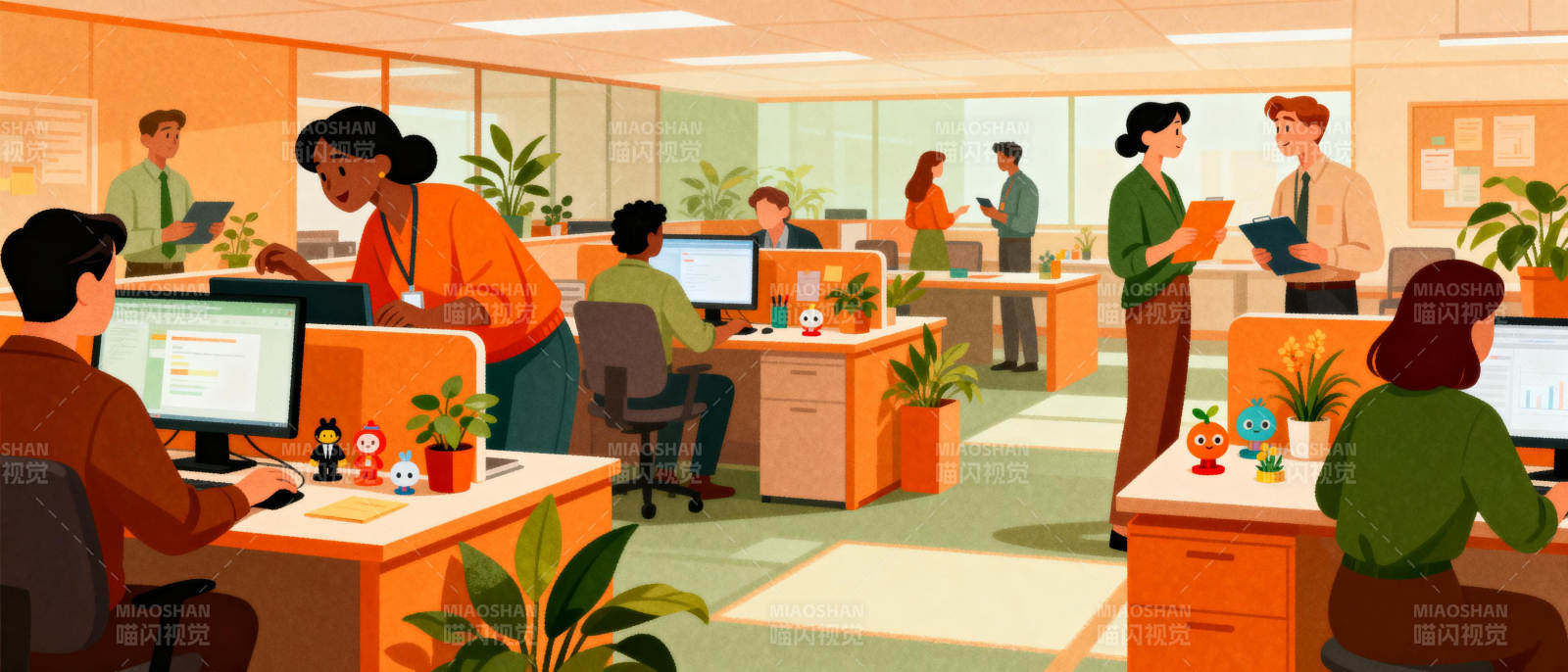办公室日常场景图片