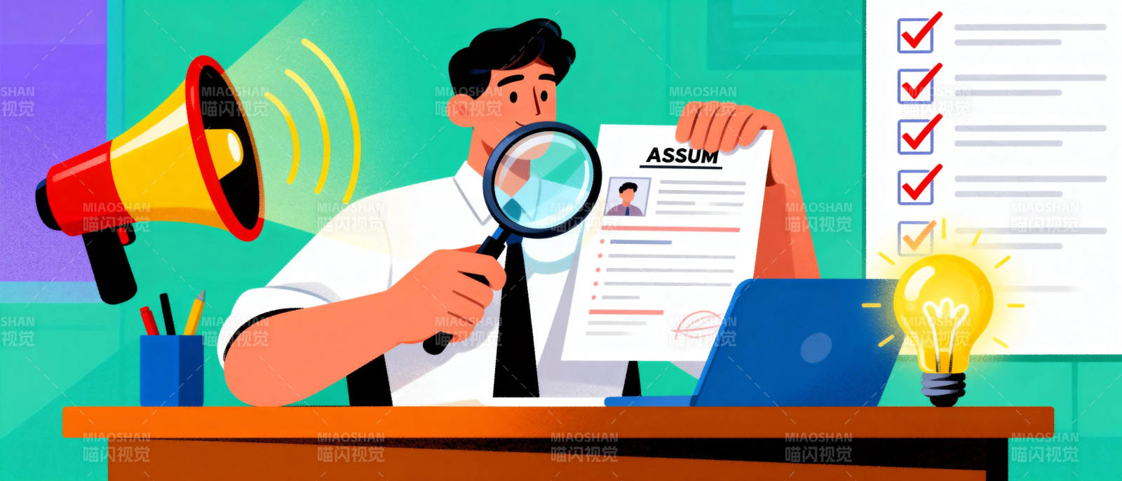 简历审核中图片