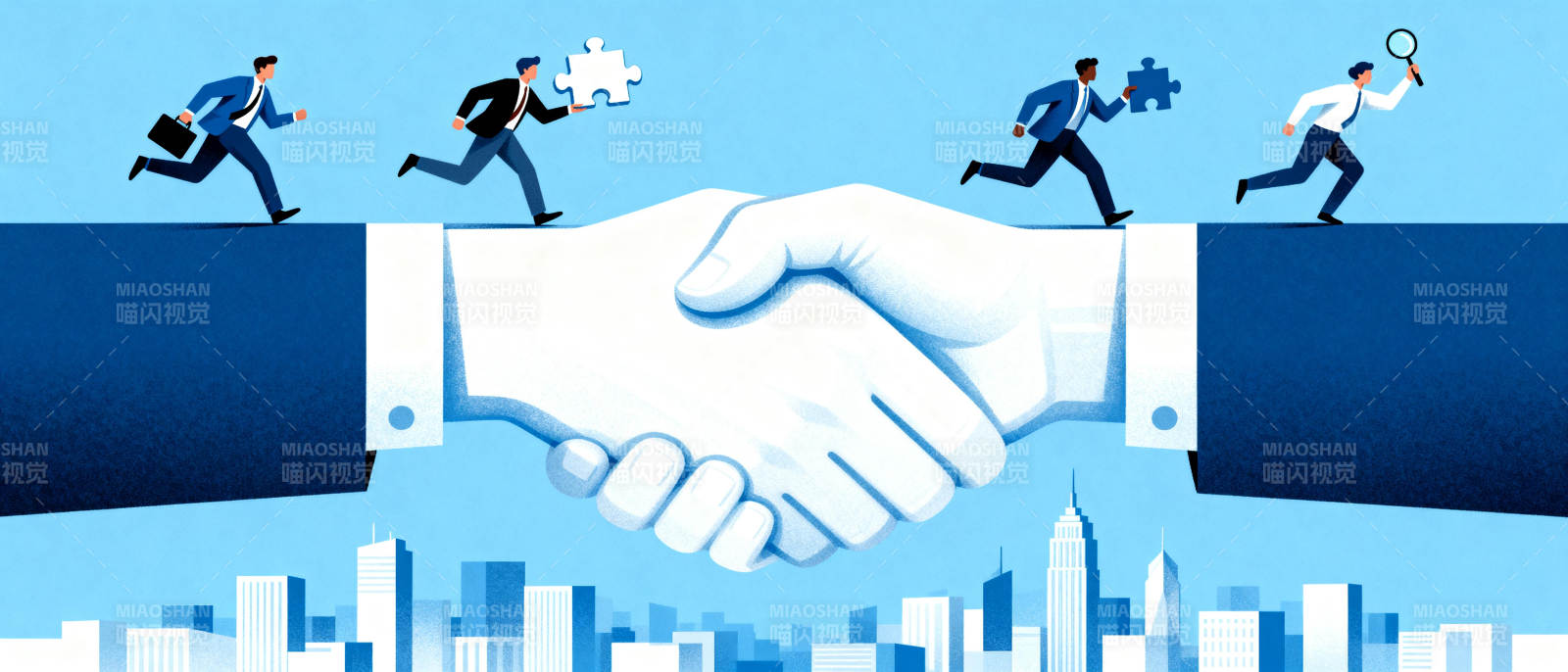 合作共赢 携手前行图片