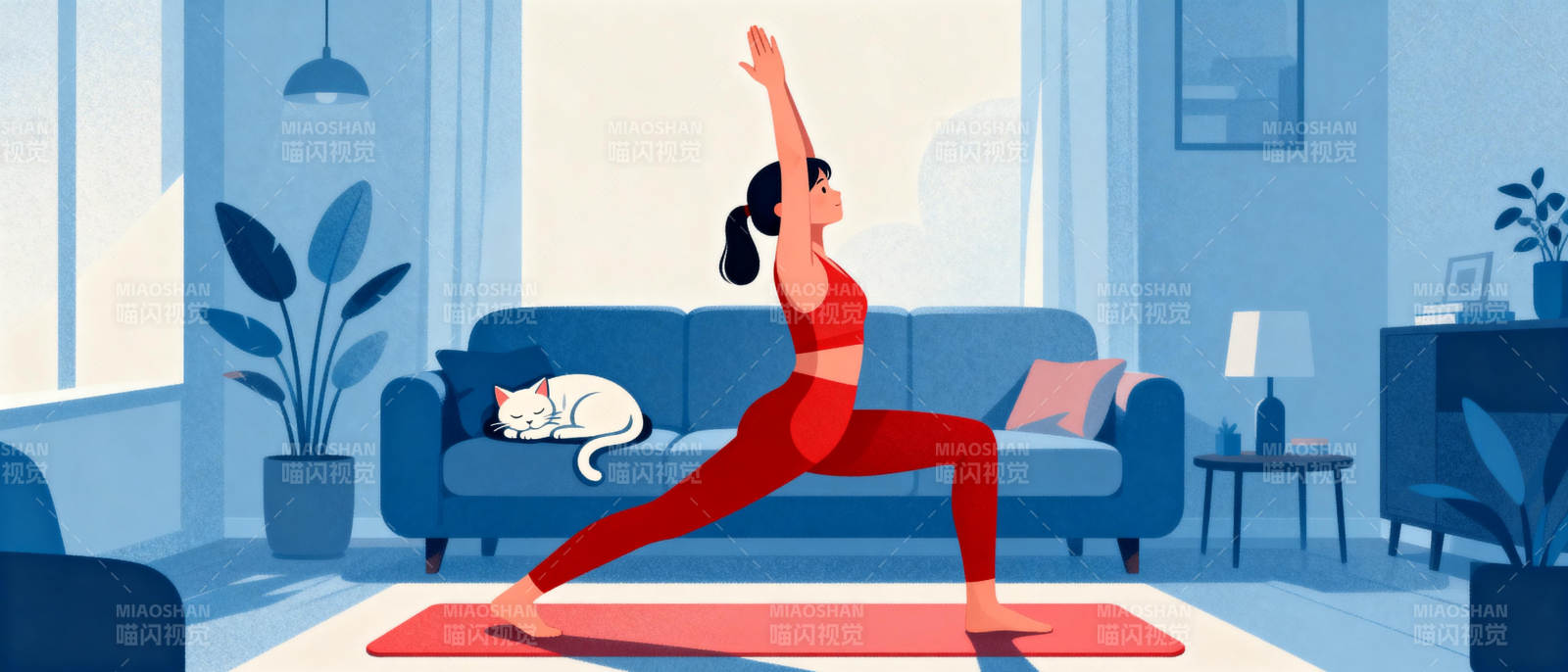 居家瑜伽时光图片