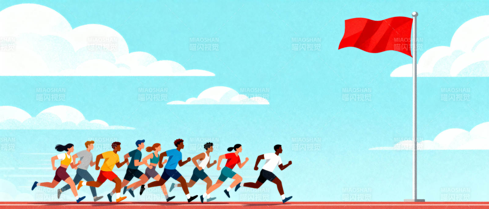 冲刺终点线图片
