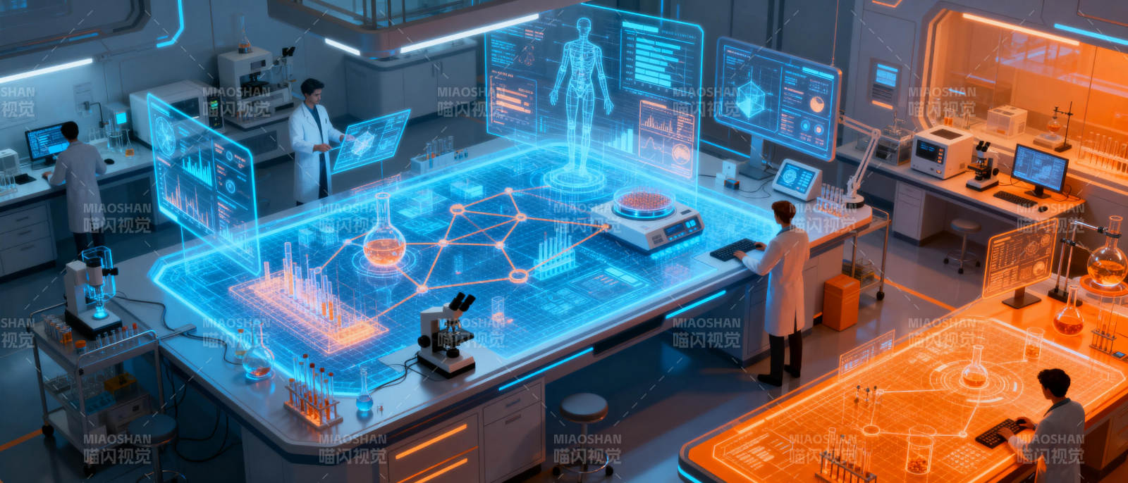 未来实验室科技感图片