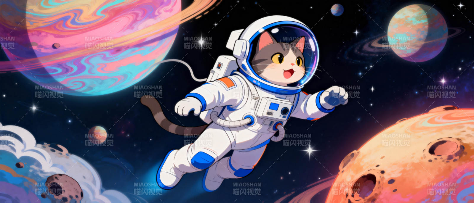 太空猫探险图片