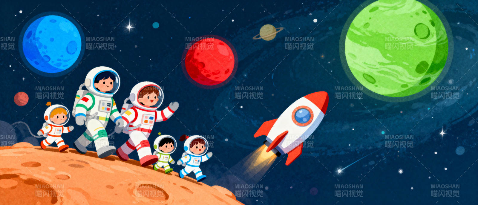 太空探险小队图片