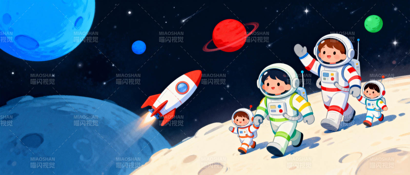 太空探险小队图片