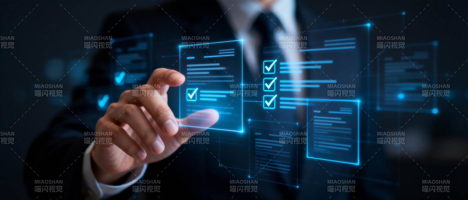 未来科技触控界面图片