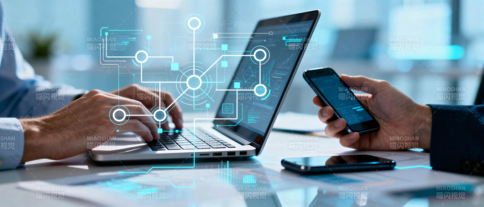 智能科技连接未来图片