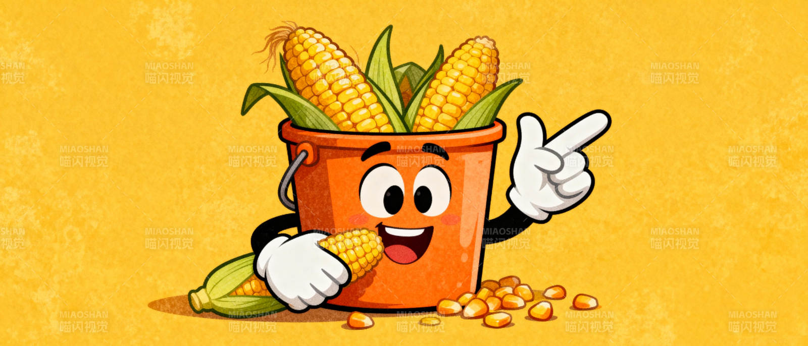 玉米桶指路图片