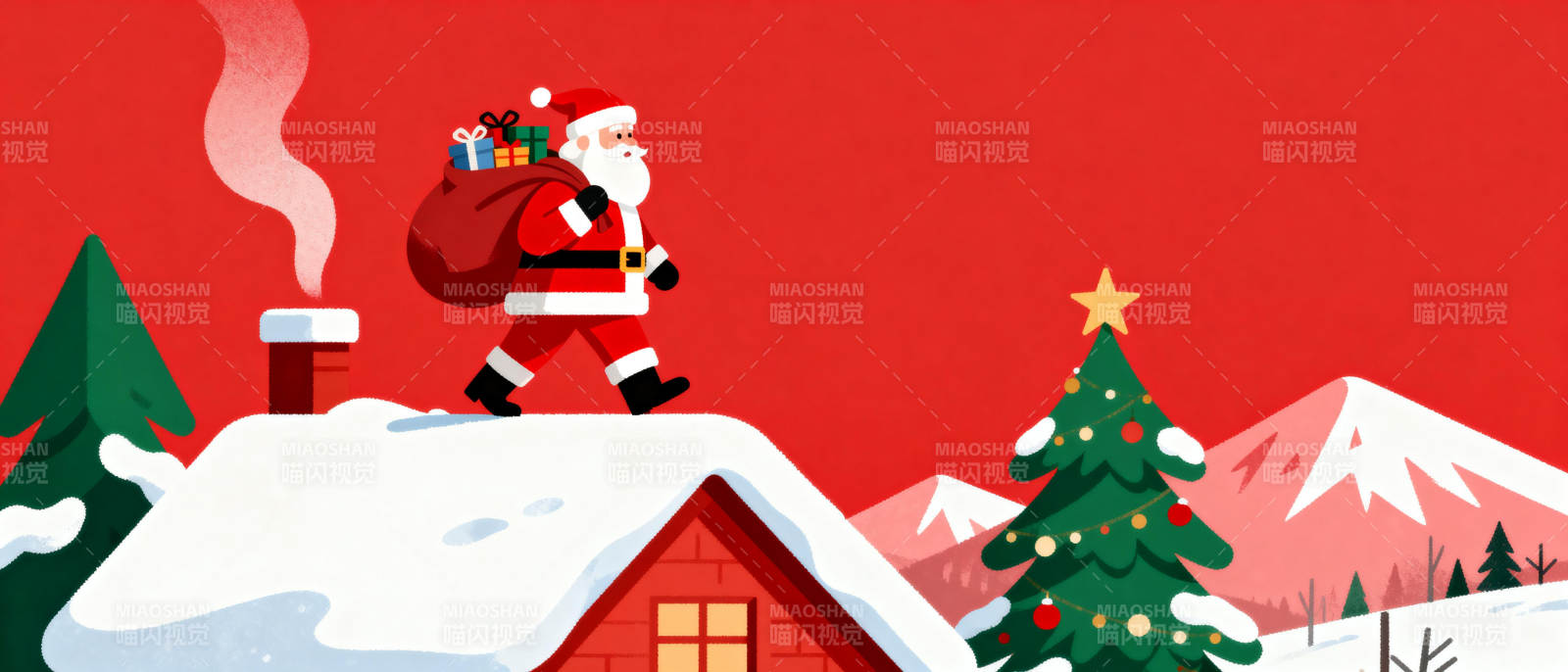 圣诞老人送礼记图片