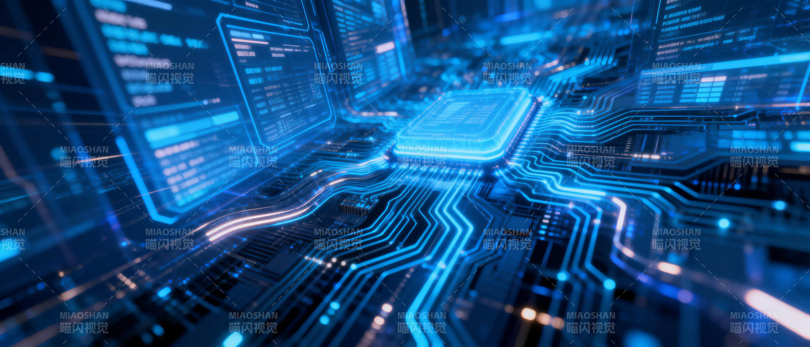科技电路未来感图片