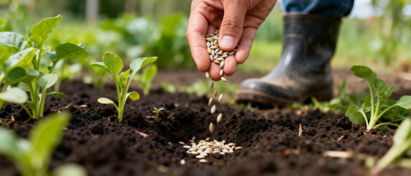 播撒希望的种子图片